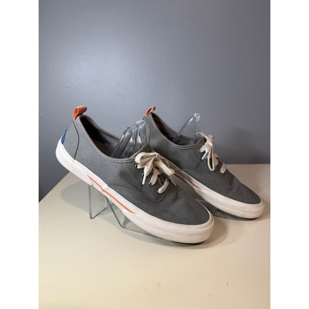 Sperry STS85175 Women's Gray Canvas Lace Up Sneakers Shoes Size 9.5 - Picture 3 of 7